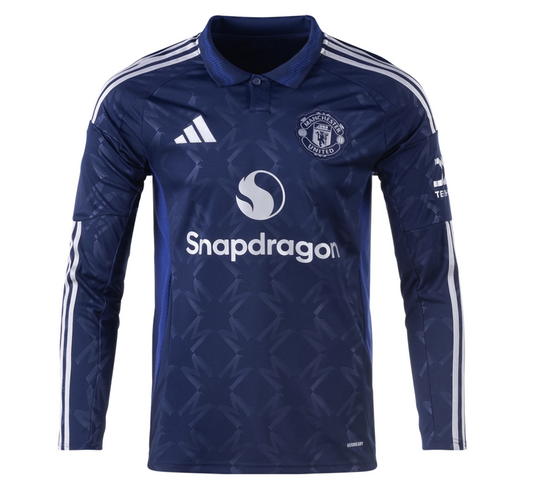 Manchester United 24/25 Away Authentic Long sleeve Jersey