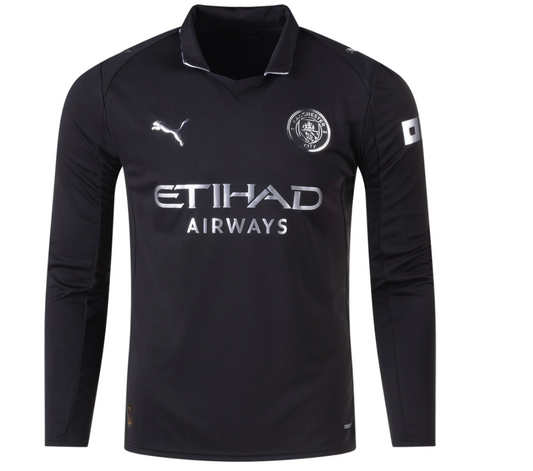 Manchester City 25/26 Away Authentic Long sleeve Jersey